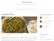 Tablet Screenshot of itchinkitchen.com